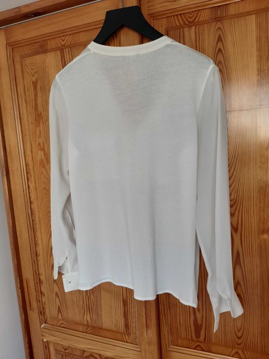 Kremowa bluzka Massimo Dutti