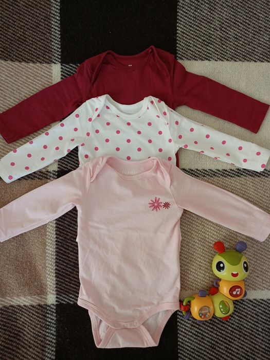 Одяг для дівчинки 3-6міс костюм бодіки лосинки чоловічки спальний мішо