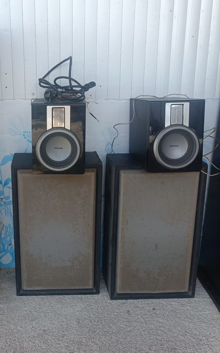 Colunas Philips + colunas vintage bege