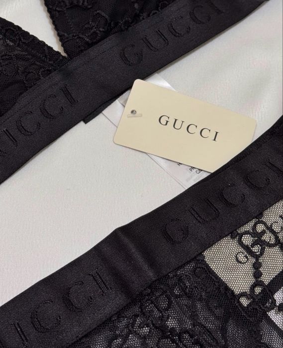 Bielizna komplet Gucci stanik majtki