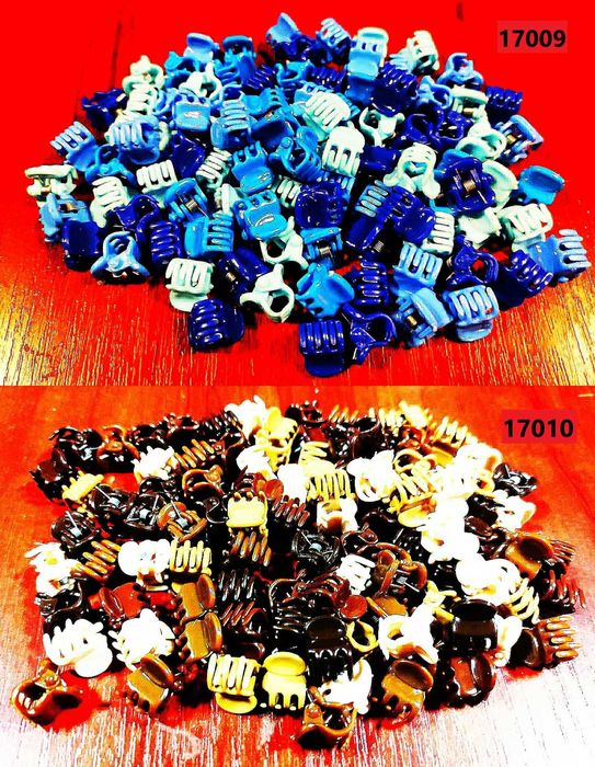 Spinki  do włosów 100 sztuk szczęka krabik ozdoba micro mini