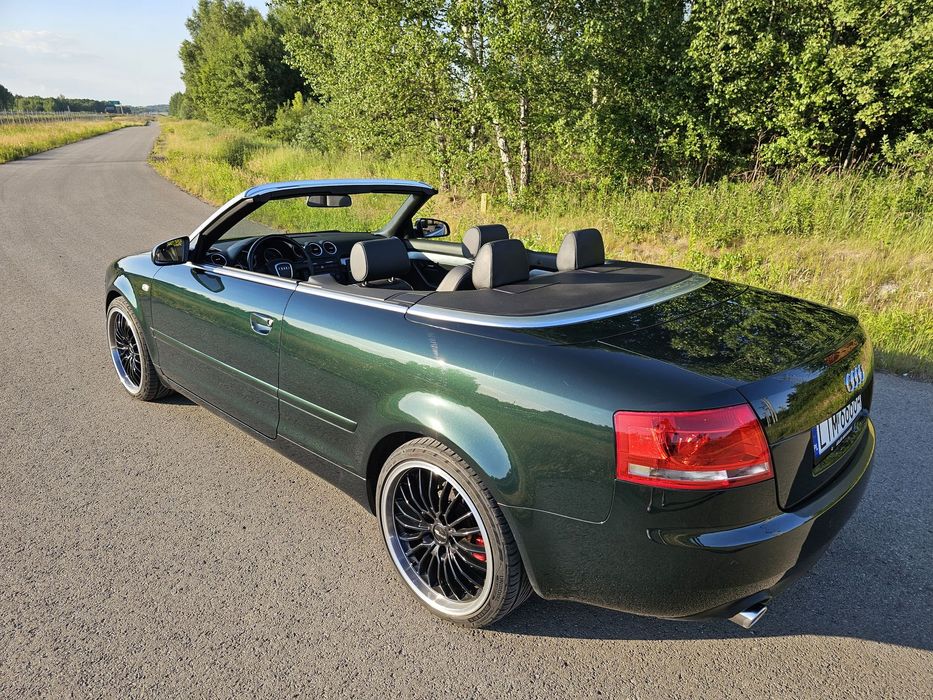 Audi A4 Cabrio 1.8 Turbo zadbany, nowy dach, 2 komplety felg