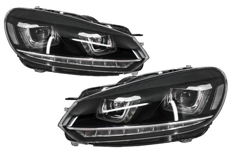 Faróis VW Golf VI 6 (2008 a 2012) Look Xenon H7