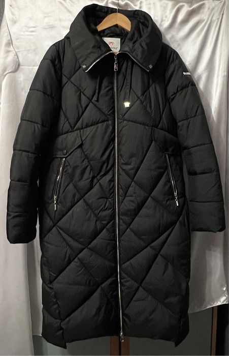 Жіночий подовжений стьоганий біо-пуховик mishele