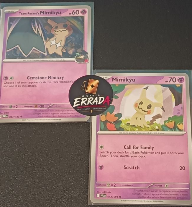 Cartas Pokemon - Mimikyu