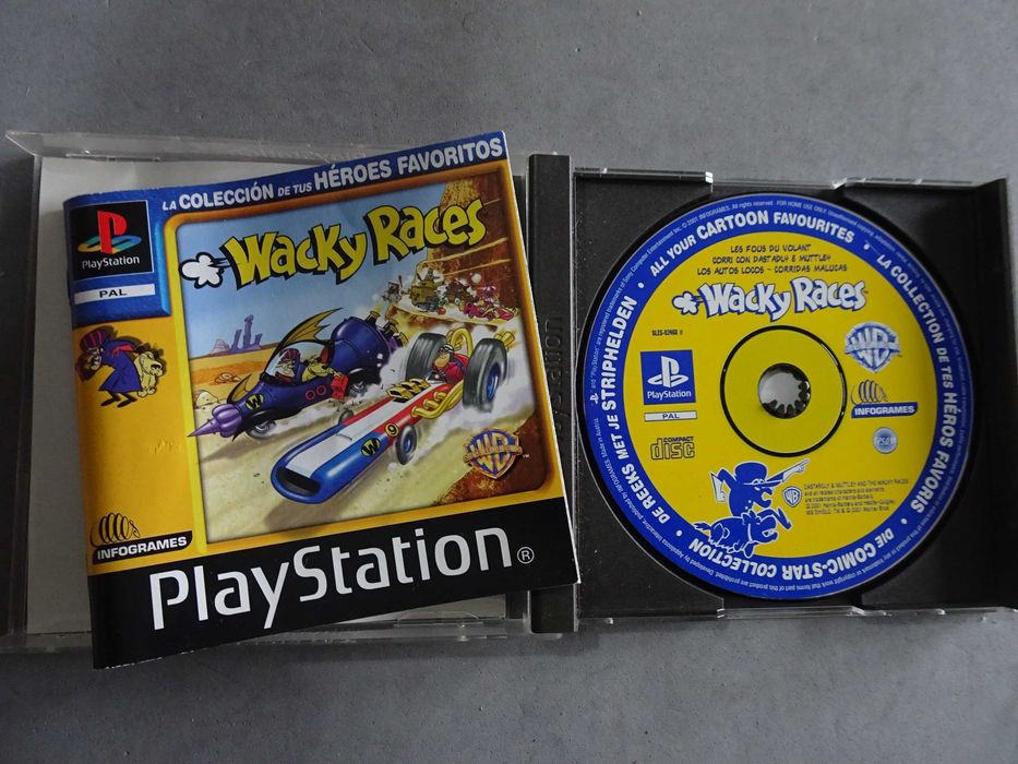 Jogo Playstation 1 PS1 - Wacky Races - La colección de tus Héroes ...