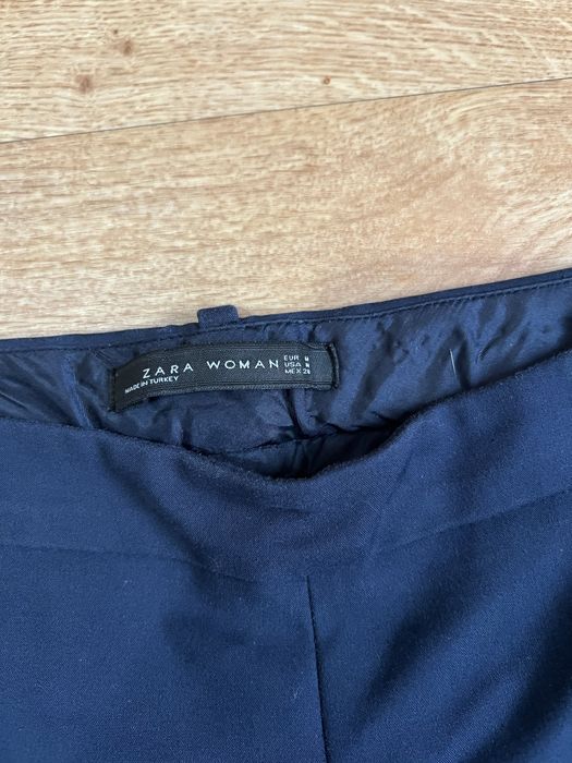 Calca classica Zara M mulher azul