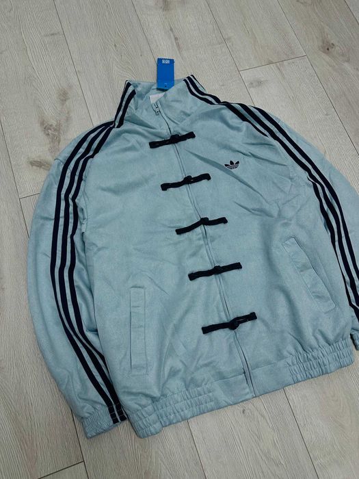Adidas Chinese New Year Jacket - Зіпка в китайському стилі голуба блакитна кофта адідас куртка зіпка