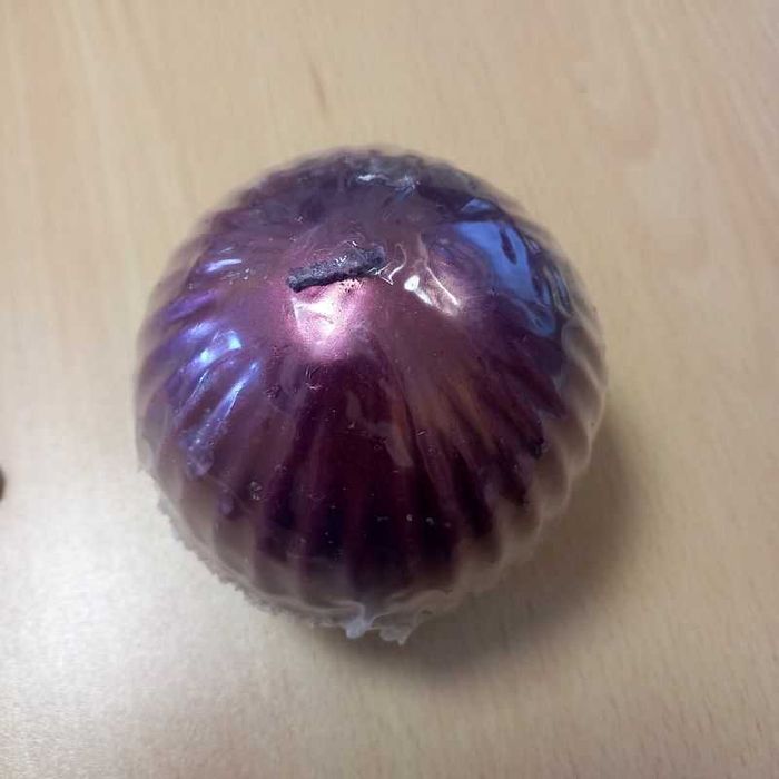 ŚWIECA Metalik Kula fi 85 Bordo