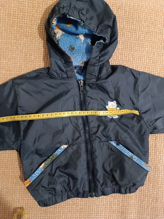 Дитяча двостороння вітровка,шапка в подарунок