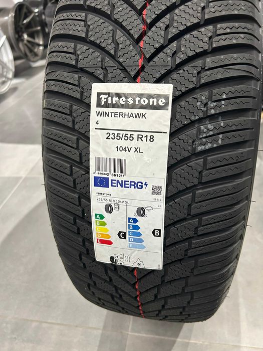 Oryginalne koła zimowe 18 5x112 ET44 Tiguan II III 235/55R18 Firestone