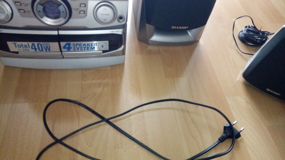 Wieża Sharp, Sony, Technics, Aiwa, Panasonic, JVC MX, Unitra, Diora