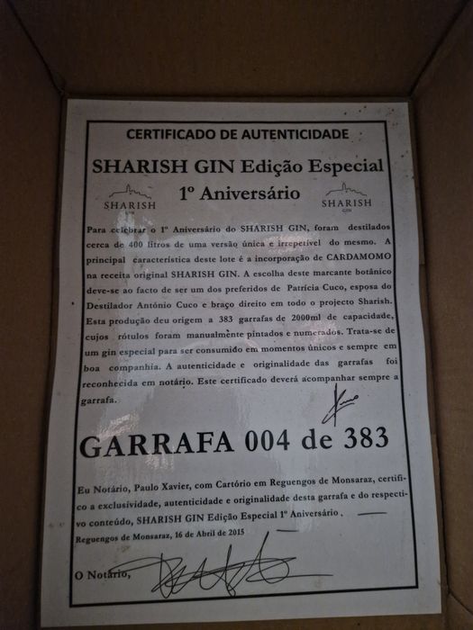 Gin Sharish edição especial