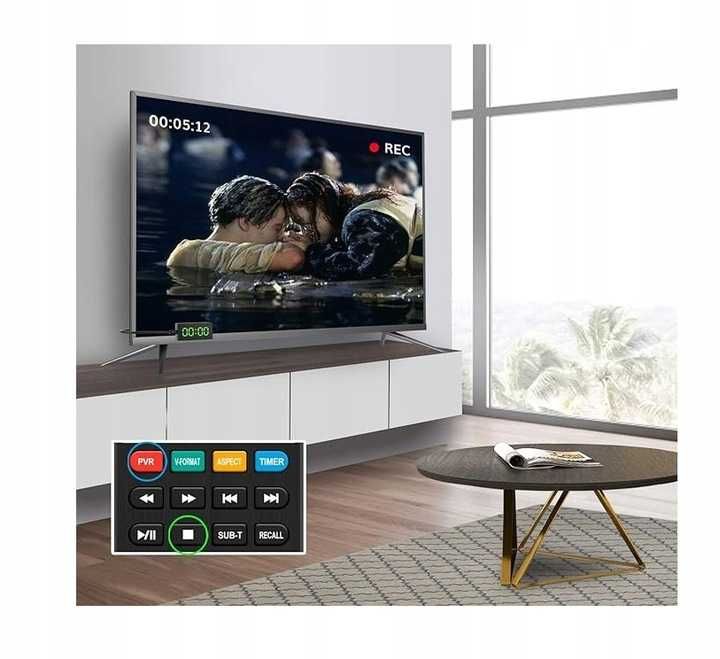 Dcolor Odbiornik satelitarny DVB-S/S2 – HDMI Full-HD 1080P USB 2.0