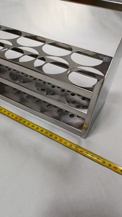 Gradilha laboratório Memmert, aço inox, tubos ensaio, profissional