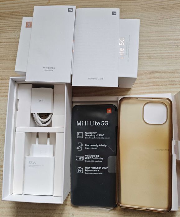 Xiaomi Mi 11 5G lite amoled 120 Hz pamięć 6/128Gb - jak NOWY
