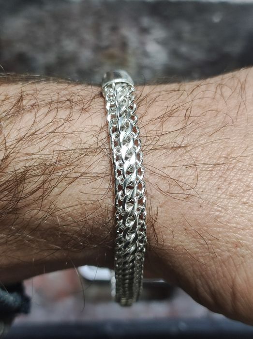 Браслет серебро Питон 925 проба