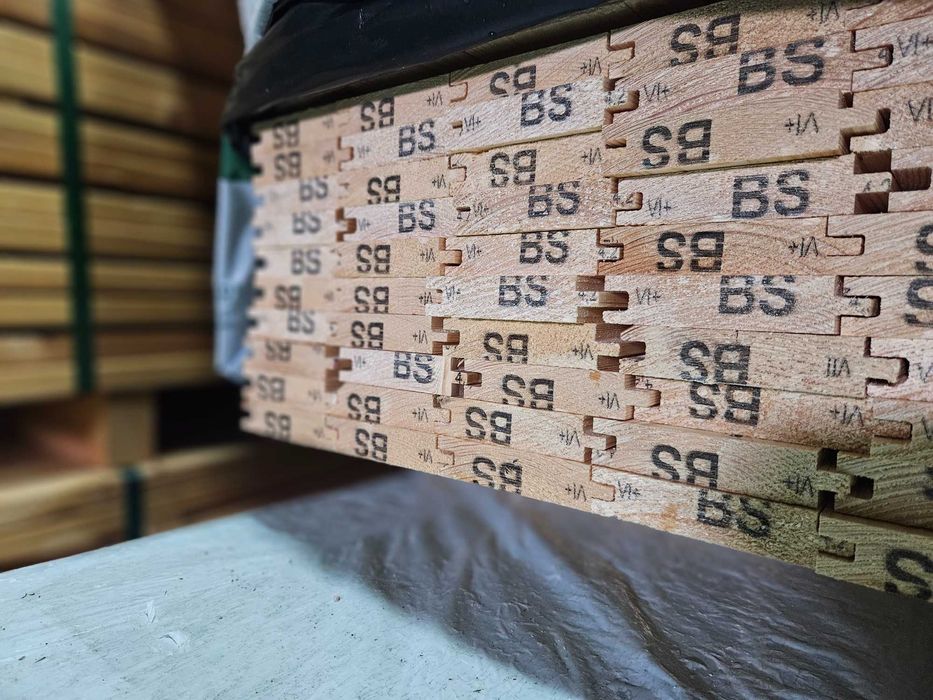 Deska pióro-wpust | Rauspund 20x95mm | deskowanie | świerk