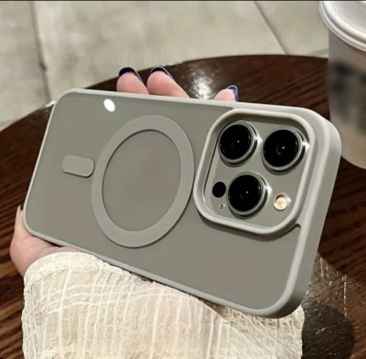 Бездротовий Магнітний Прозорий Зарядний Чохол для IPhone
