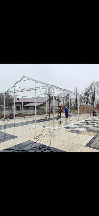 Pompowany dach ,hala 15mx8m