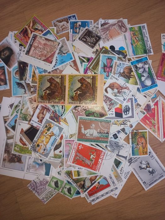 Zestaw znaczków 50 sztuk