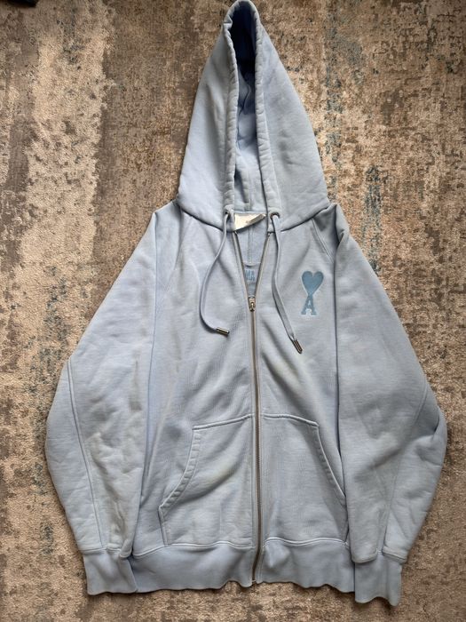 Кофта Zip Hoodie Ami Paris