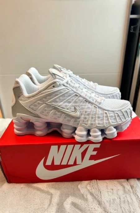 Nike Shox TL białe buty sportowe nowe z metką rozmiar42