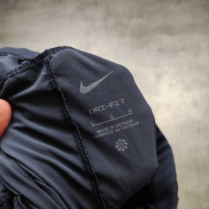 MĘSKIE Spodnie Joggery Dresy Sportowe Granat Nike PRO Combat Tech