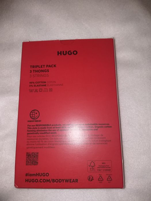 Oryginalne Hugo boss stringi