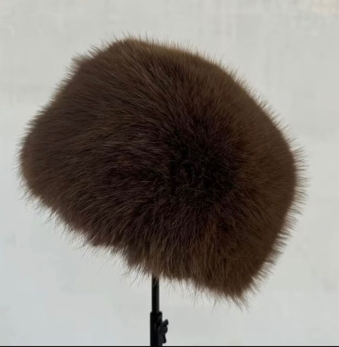 хутряна Шапка зимова еко песець знижка в подарунок залишилися 2ш!