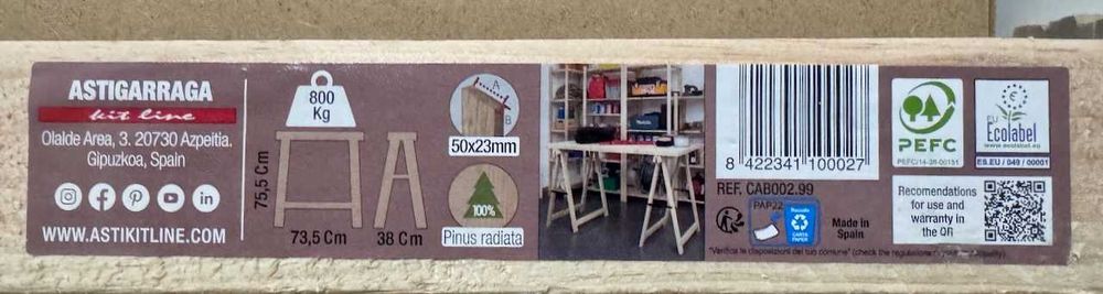 4 Cavaletes Leroy Merlin