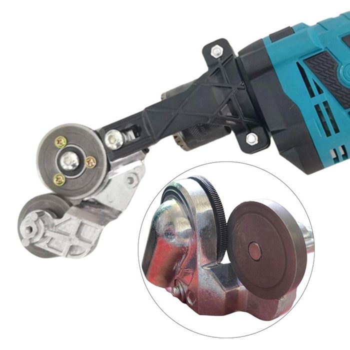 Adapter końcówka do cięcia blachy na wkrętarkę, wiertarkę