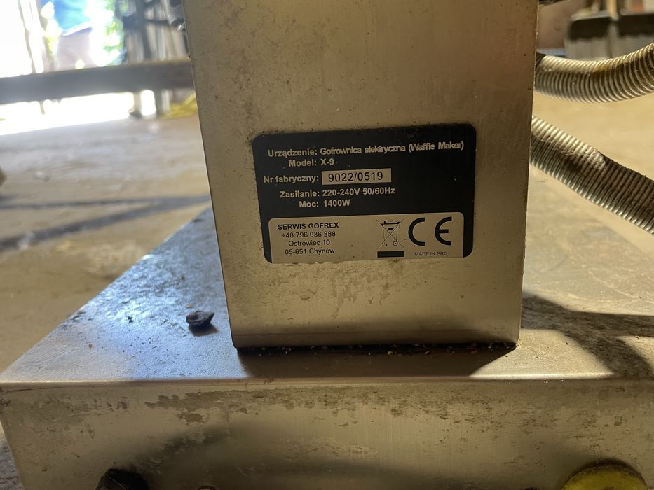 Gofrownica Gofrex x-9 do babel wafli