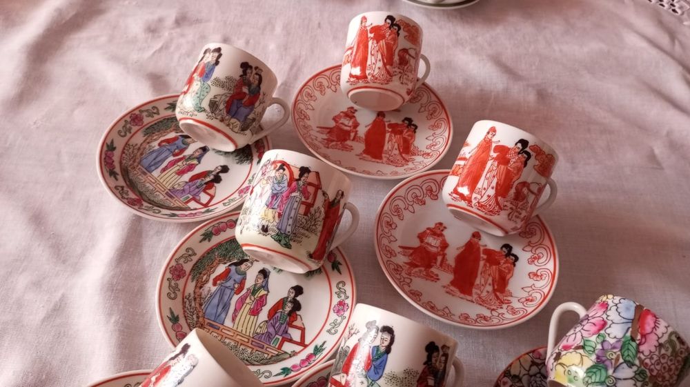 Chávenas café porcelana fina