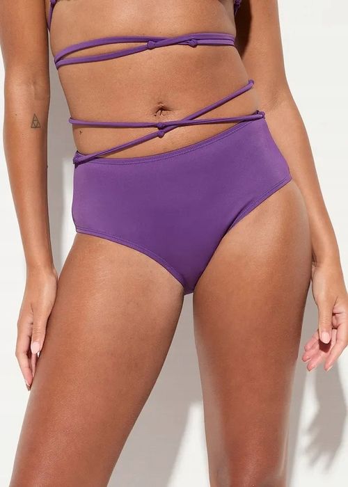 B.P.C. figi maxi bikini z wiązaniem fioletowe ^40