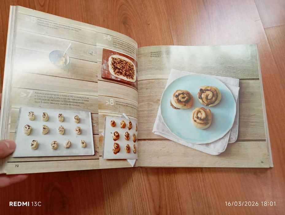 Livro"passo a passo pastelaria"