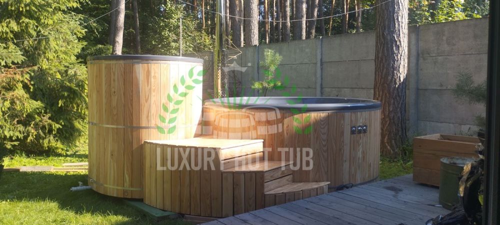 Чан на дровах! Купель з джакузі! Карпатський чан! СПА комплекс! ОФУРО!