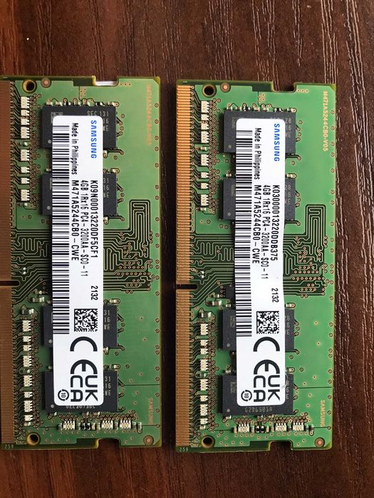 Оперативна пам'ять для ноутбука SO-DIMM DDR4 3200 MHz 4 GB Samsung