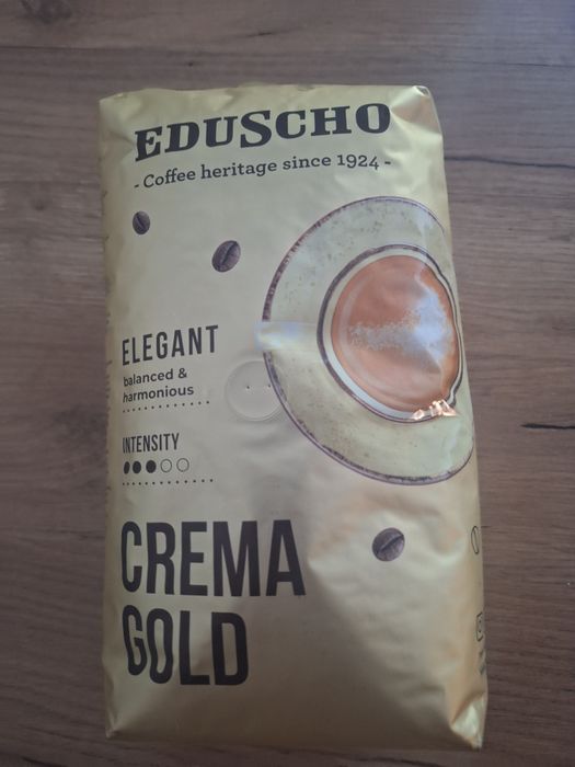 Kawa ziarnista crema Gold eduscho  w ziarnach do ekspresu nowa