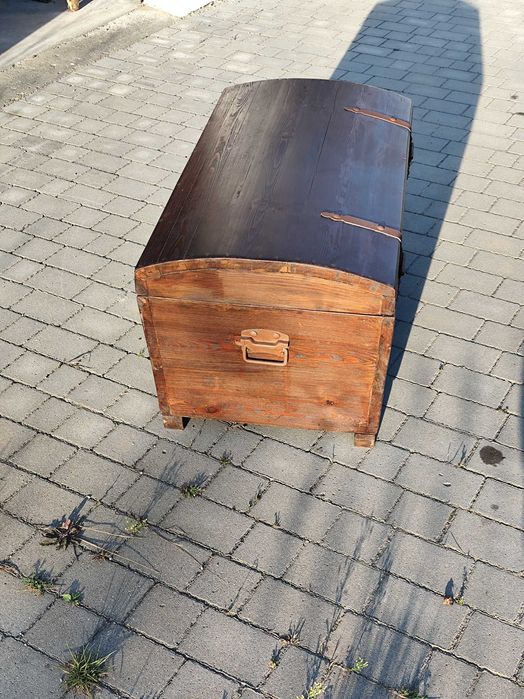 Kufer skrzynia drewniana duża