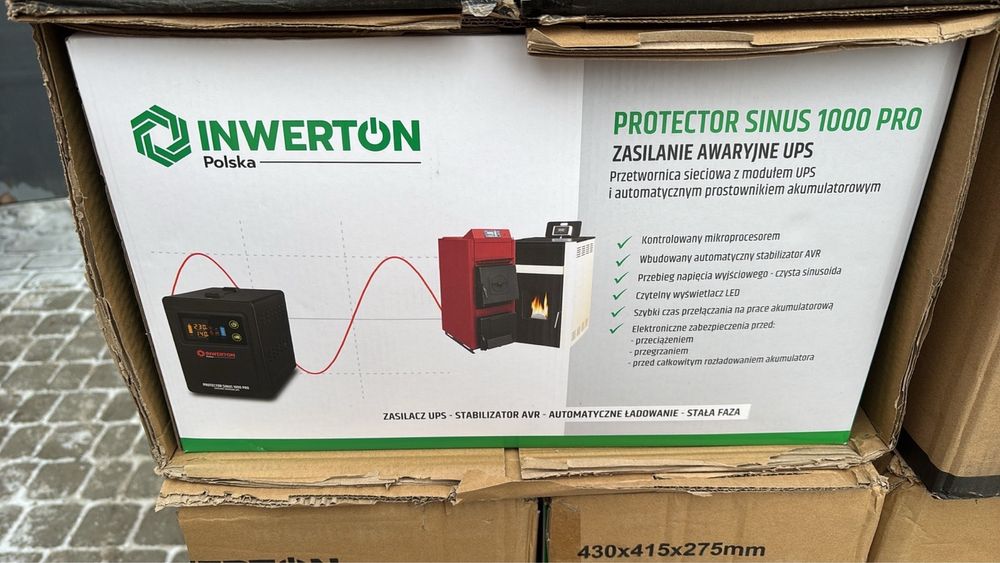 Інвертор Перетворювач напруги ДБЖ УПС з стабілізатором