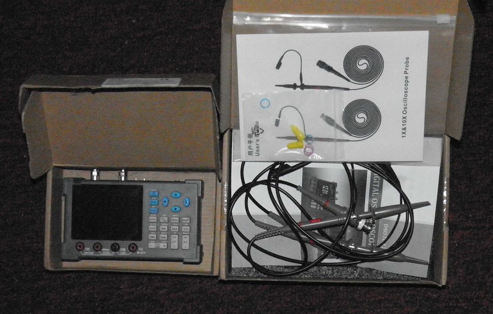 Генератор сигналов Осциллограф с мультиметром 120 МГц ZEEWEII DSO3D12