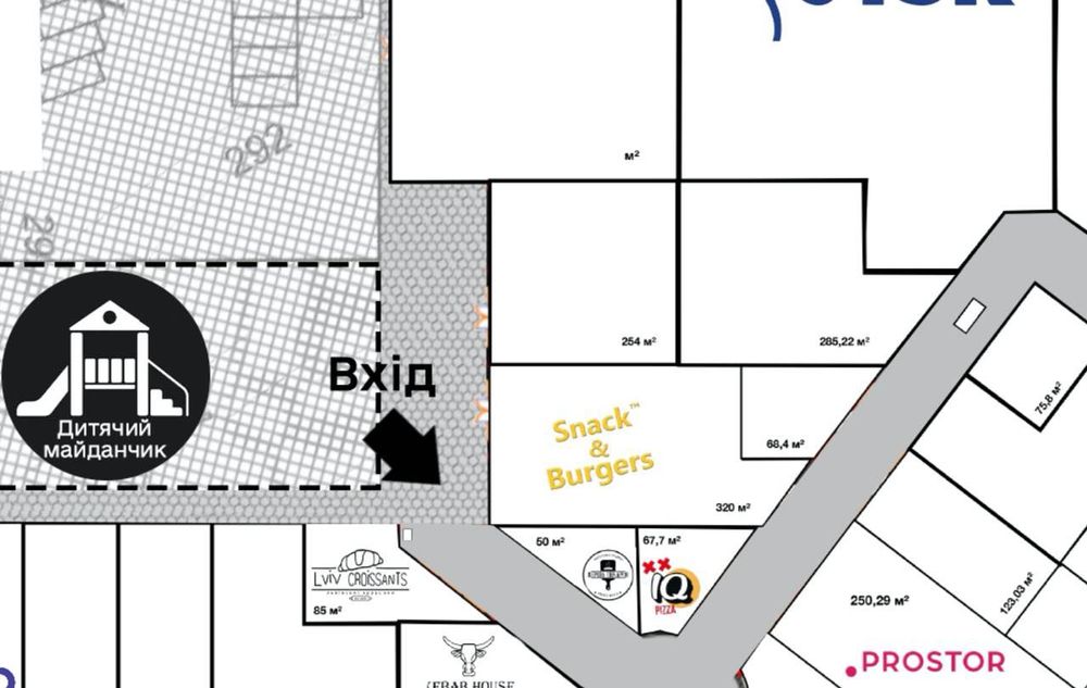 Оренда приміщення 254 кв.м. в ТРЦ Skelya (м. Стрий, вул. Львівська)