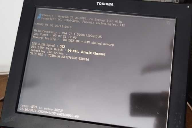 POS TOSHIBA A10 Usado