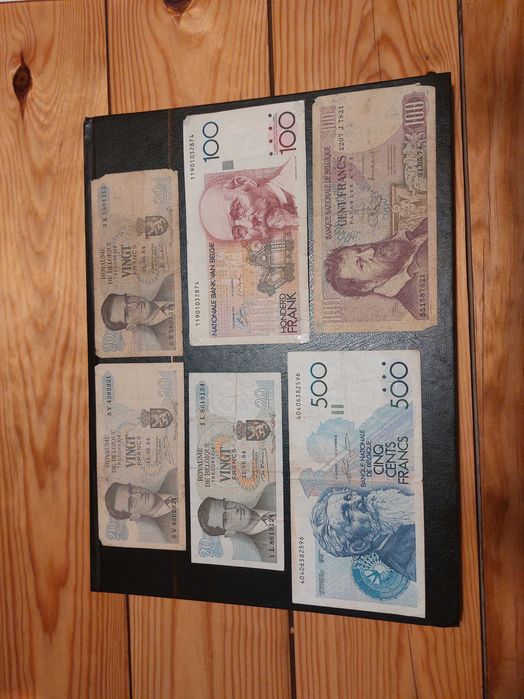 Notas Belgas muito antigas