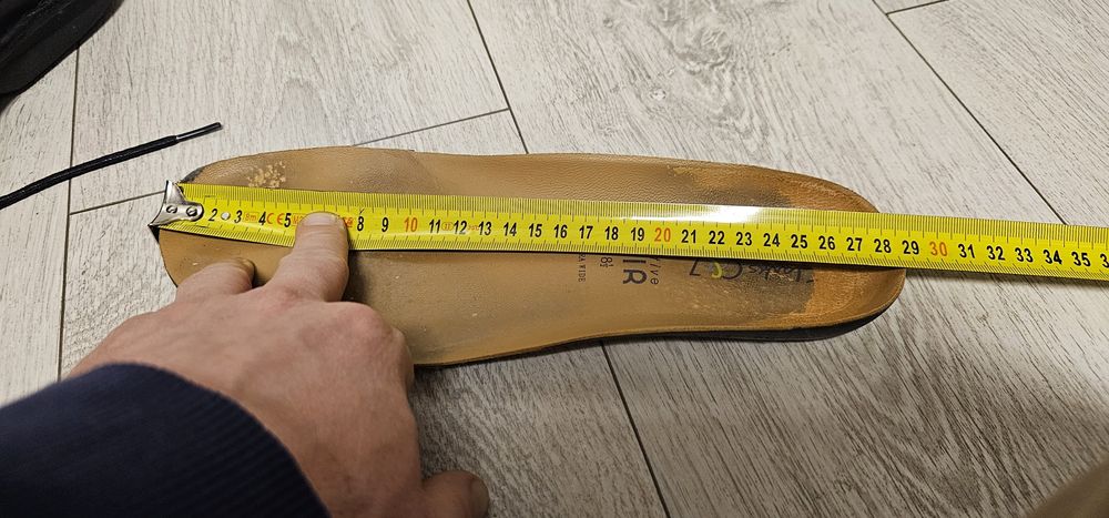 Clarks Active Air półbuty męskie skórzane rozmiar 44 wkładka 28,5cm