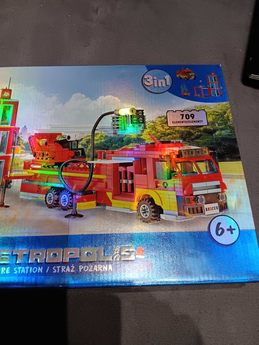 Klocki straż pożarna  ELE FAN 709 elementów