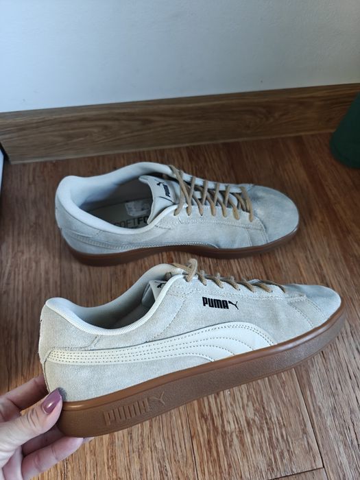 Zamszowe sneakersy Puma Smash 3.0. 44 męskie skórzane niskie sniker