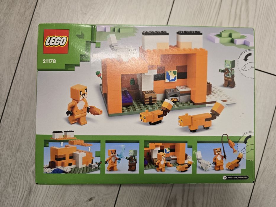 NOWE LEGO 21178 Minecraft - Siedlisko lisów