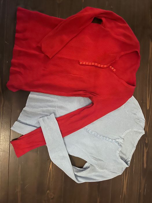 2 кофтинки в рубчик